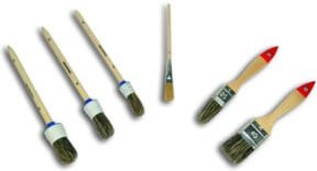 6-teiliges Pinselset von Industrial Quality Supplies in Multicolor mit Holzgriffen - Bild 1