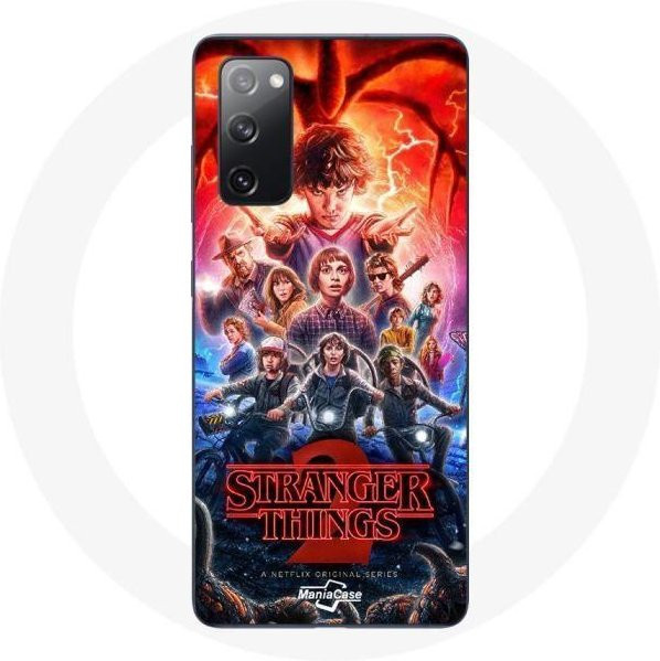 Samsung Galaxy S20 FE Schutzhülle mit Stranger Things Poster Staffel 2 Design in Multicolour - Bild 1