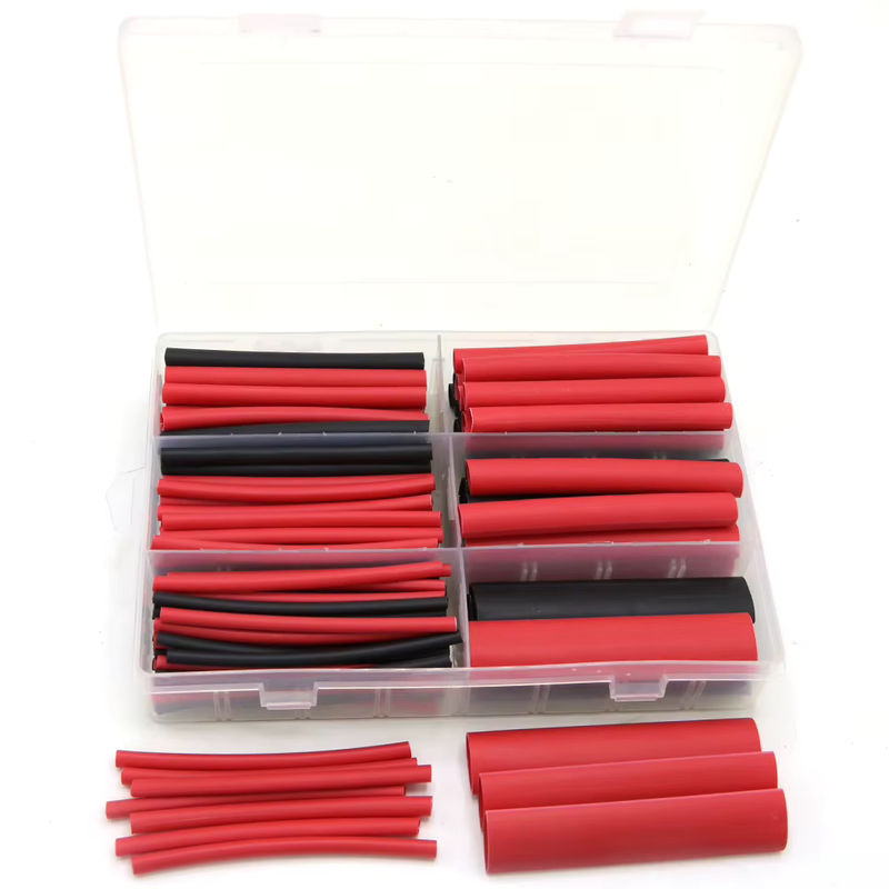 U-Angel-1988 Doppelwandiges Schrumpfschlauch-Set mit Klebstoff, 130 Stück, 6 Größen (Durchmesser: 1/16", 3/32", 1/8", 3/16", 1/4") - Bild 4