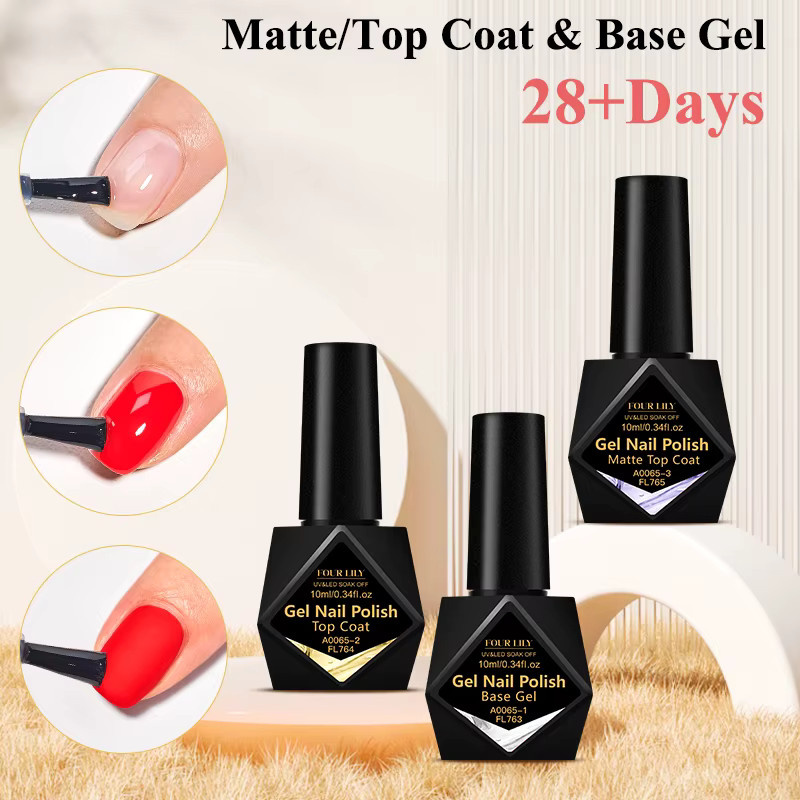 Four Lily Matt Top Coat Gel-Nagellack, 10 ml - Bild 4