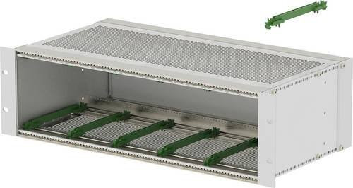 TRU COMPONENTS BGT/X 24380.12 EMV 19 Zoll Baugruppenträger aus Aluminium in Silber, B/T/H: 48,26 x 24,12 x 13,25 cm - Bild 1