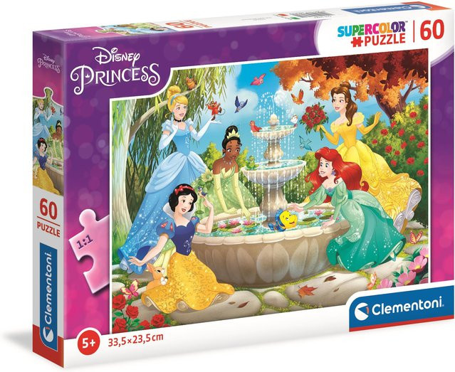 Clementoni Disney Prinzessin Puzzle, Bunt / Mehrfarbig, 60 Teile, ab 5 Jahre - Bild 1