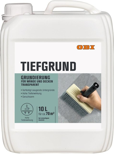 OBI Tiefgrund Transparent für Mauerwerk 10 l - Bild 1