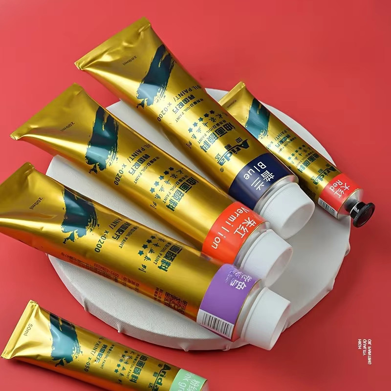 Professionelle Ölfarben in Röhrchen für Kinder und Künstler, mehrfarbig, 200 ml pro Röhrchen - Bild 1