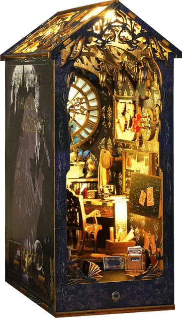 Battoom DIY-Buchnischen-Bausatz, 3D-Puzzle, Holz, ab 14 Jahre - Bild 1