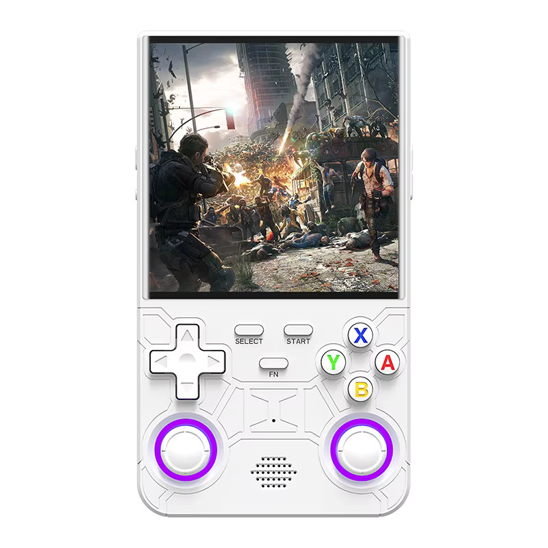XMWL R36 Ultra Retro Handheld-Spielkonsole mit 4,0 Zoll Display, Open-Source Linux-System und 128GB Speicher in Weiß - Bild 7