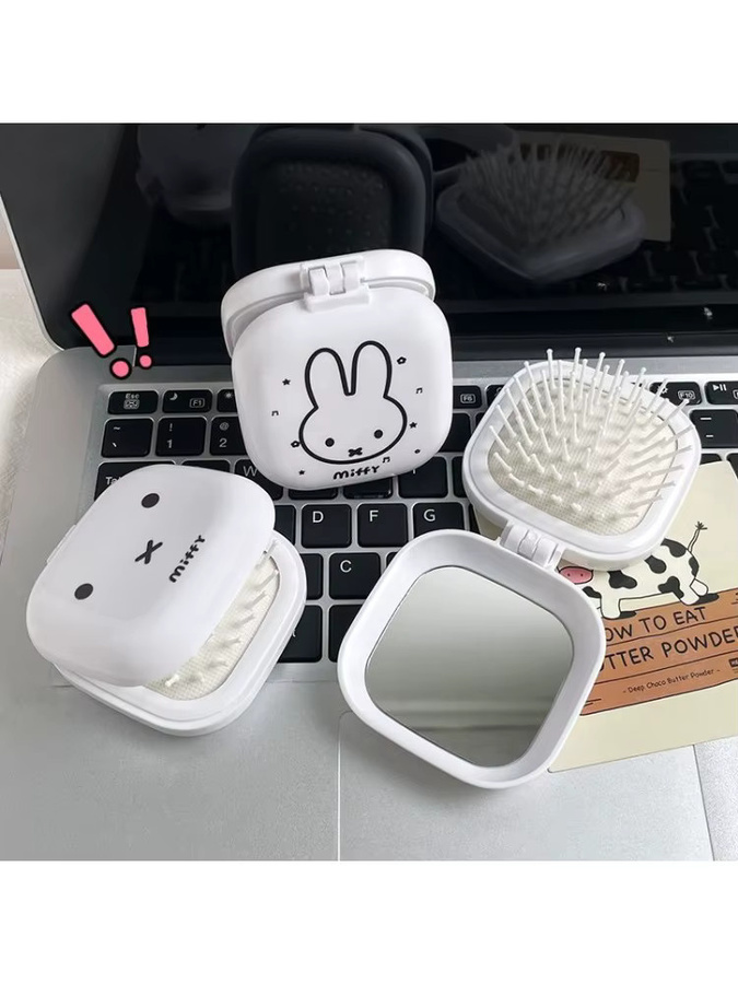 Miffy Luftkissen-Kamm mit Spiegel 2-in-1, Unisex - Bild 3