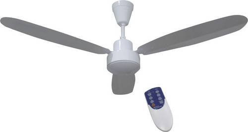 Phaesun CF-RC 12V Deckenventilator mit Fernbedienung in Weiß, Durchmesser: 132 cm - Bild 1