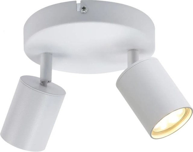 NETTLIFE Deckenstrahler L15 aus Metall in Weiß, verstellbar mit GU10 LED-Leuchtmittel - Bild 1
