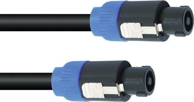 PSSO Lautsprecherkabel Speakon 2x4 in Schwarz, Länge: 5 m - Bild 1