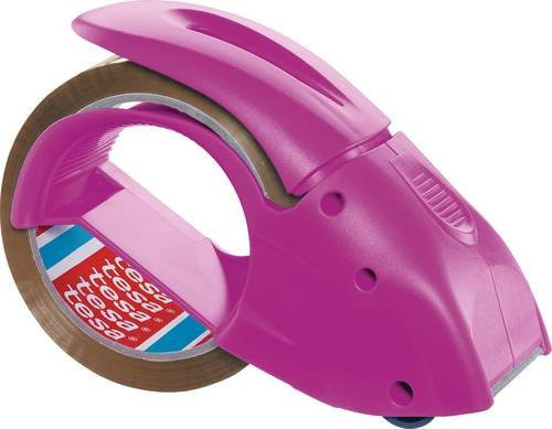 tesapack Packbandabroller Pack n Go in Pink inklusive Klebefilmrolle 50m x 50mm - Bild 1