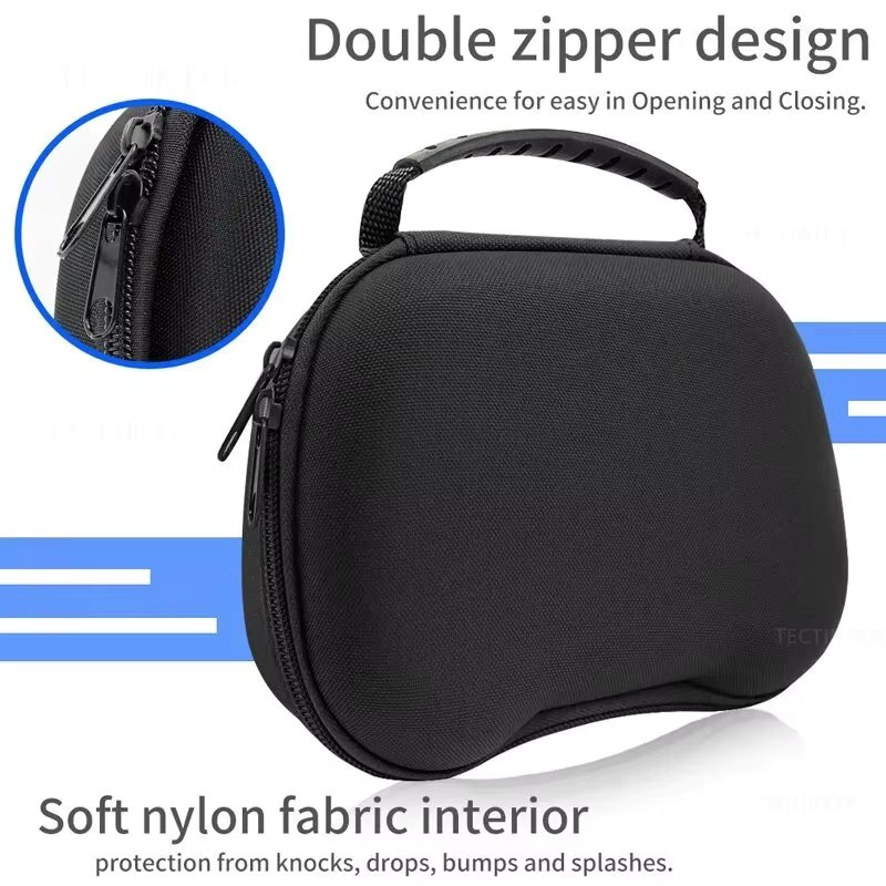 TECTINTER Reise-Schutztasche in Schwarz für Xbox One, Series S/X, PS5, PS4, PS3, Switch Pro und Steam Controller - Bild 3