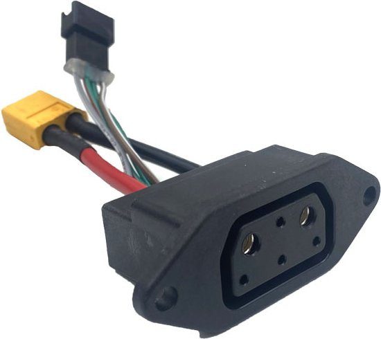 Super Soco Lithium-Batterie Stecker Ladegerät in Schwarz für TC TSX CU - Bild 1