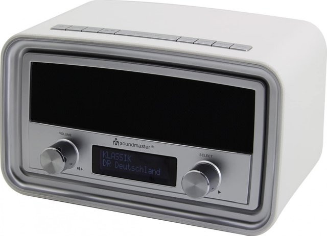Soundmaster UR190WE Tischradio mit DAB+ und UKW in Weiß mit USB-Ladebuchse und 3,5 mm Klinkenanschluss - Bild 3