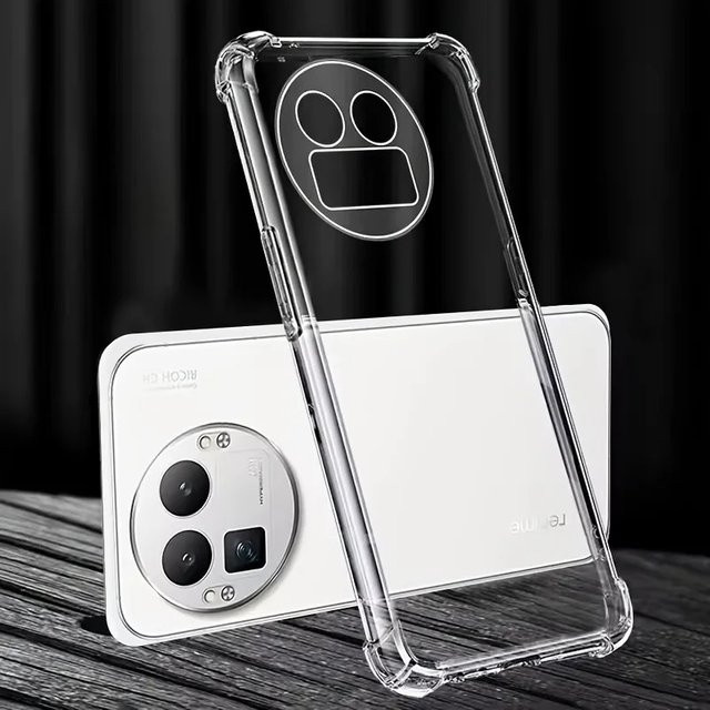 EUCAGR Airbag Schutzhülle aus transparentem TPU Silikon für Oppo Realme GT8 Pro - Bild 1