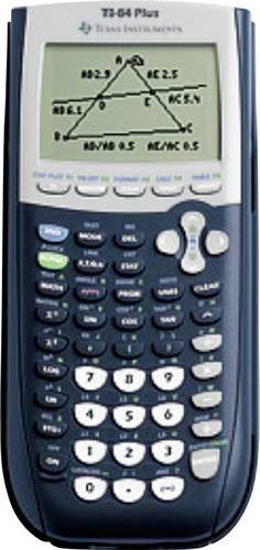 Texas Instruments TI-84 PLUS Grafikrechner Dunkelblau B/H/T: 192 x 89 x 27 mm - Bild 1