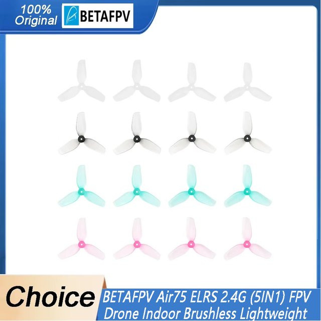 BETAFPV HQ 31mm 3-Blatt-Propeller in Grau für Air65 FPV Racing Drone mit 1,0mm Bohrung, 4 Stück - Bild 1