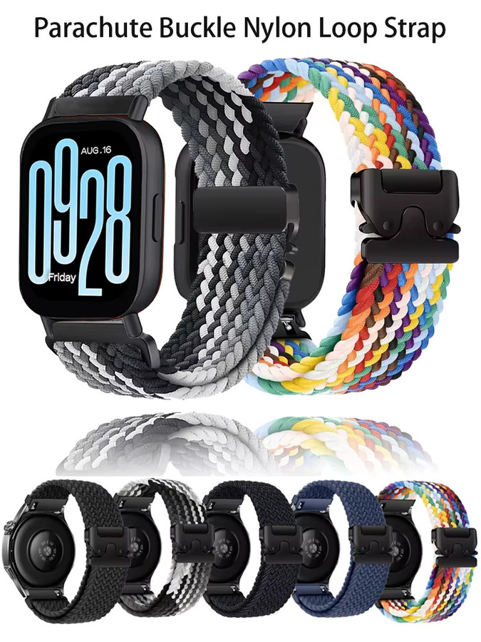 ZHANGU Uhrenarmband Nylon, Geflochten, Unisex - Bild 5