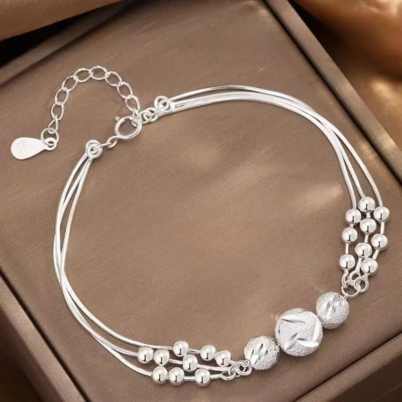 Armband 925 Silber, Perle, Damen - Bild 2