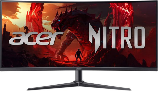 Acer Nitro XZ340CURX0bmiiphx Gaming Monitor Ultrawide 87 cm (34 Zoll) Schwarz, Gebogen, QHD 3440x1440p, 1 ms Reaktionszeit - Bild 1
