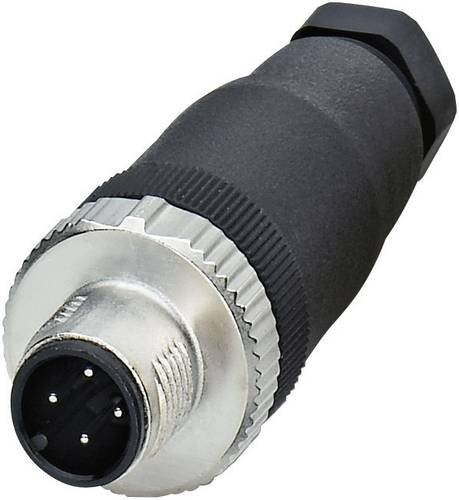 Phoenix Contact Sensor-Aktor-Stecker SACCM12MS-5CON-PG9-M, 5-polig, M12-Stecker, schwarz - Bild 1