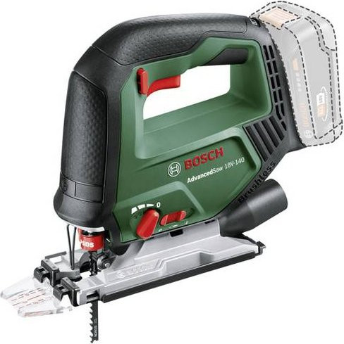 Bosch AdvancedSaw 18V-140 Akku-Stichsäge in Grün/Rot/Grau - Bild 2