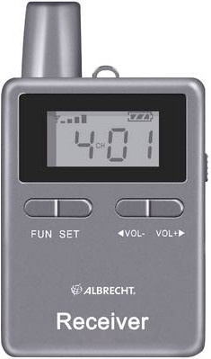 Albrecht ATR 400 29970 Tour Guide System in Silber - Bild 1