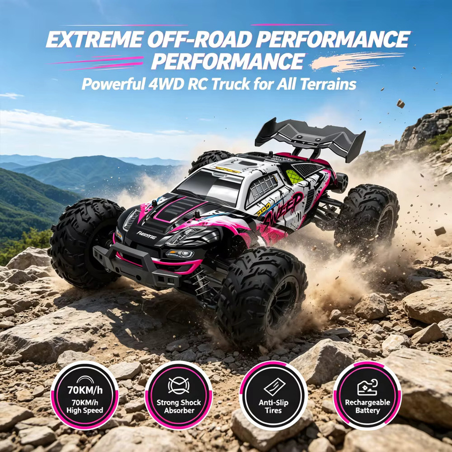 WLtoys RC Monster Truck, 4WD, Metall, ab 14 Jahren - Bild 4