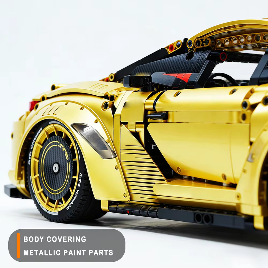 Baoshijie Super Racing Auto Modell, Bausteine, Maßstab 1:8 - Bild 3
