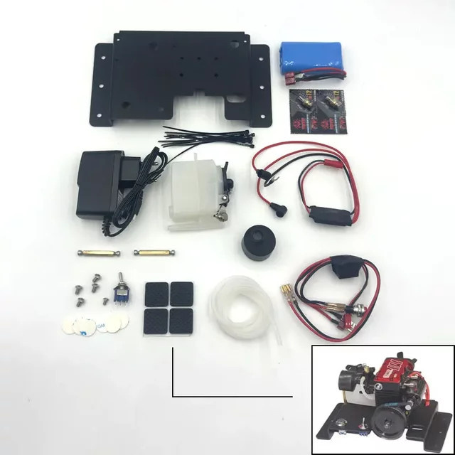TOYAN FS L200AC 7 cc Inline 2-Zylinder-Modell Motorsatz, DIY Kit - Bild 1