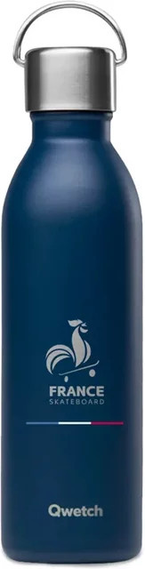 Isotherme Flasche Qwetch Active in Blau - Bild 1