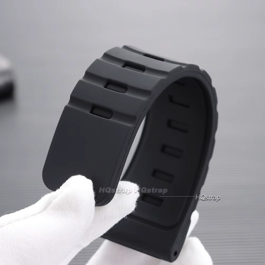 HQstrap Uhrenarmband Silikon, Schwarz, Unisex - Bild 2