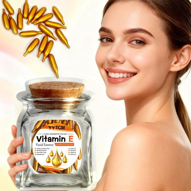 Vitamin E Squalan Feuchtigkeitskapsel-Essenz, Gesicht - Bild 1