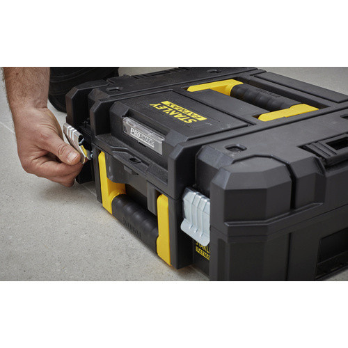Stanley FatMax TSTAK II Systembox unbestückt, schwarz/gelb/silber, B/T/H: 44,0 x 33,0 x 13,5 cm - Bild 2
