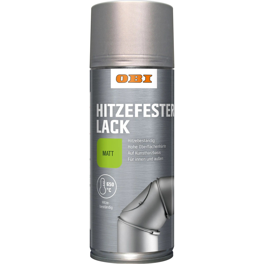 OBI Hitzefestes Lack-Spray Silber matt 400 ml - Bild 2