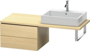 Duravit Unterschrank L-Cube mit 2 Schubladen, Breite: 62 cm, Tiefe: 54,7 cm, Höhe: 40 cm - Bild 1