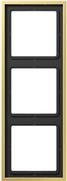 Jung Rahmen 3fach Mess/clas waage-/senkrecht in Gold ME 2983 C (ME2983C) - Bild 1