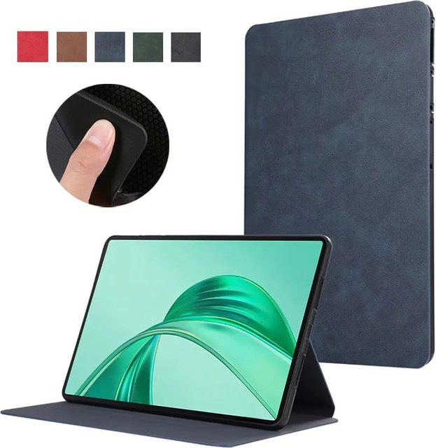 Business Schutzhülle aus PU Leder für Honor Magic Pad 2 12,3 Zoll in Schwarz oder Rot - Bild 1