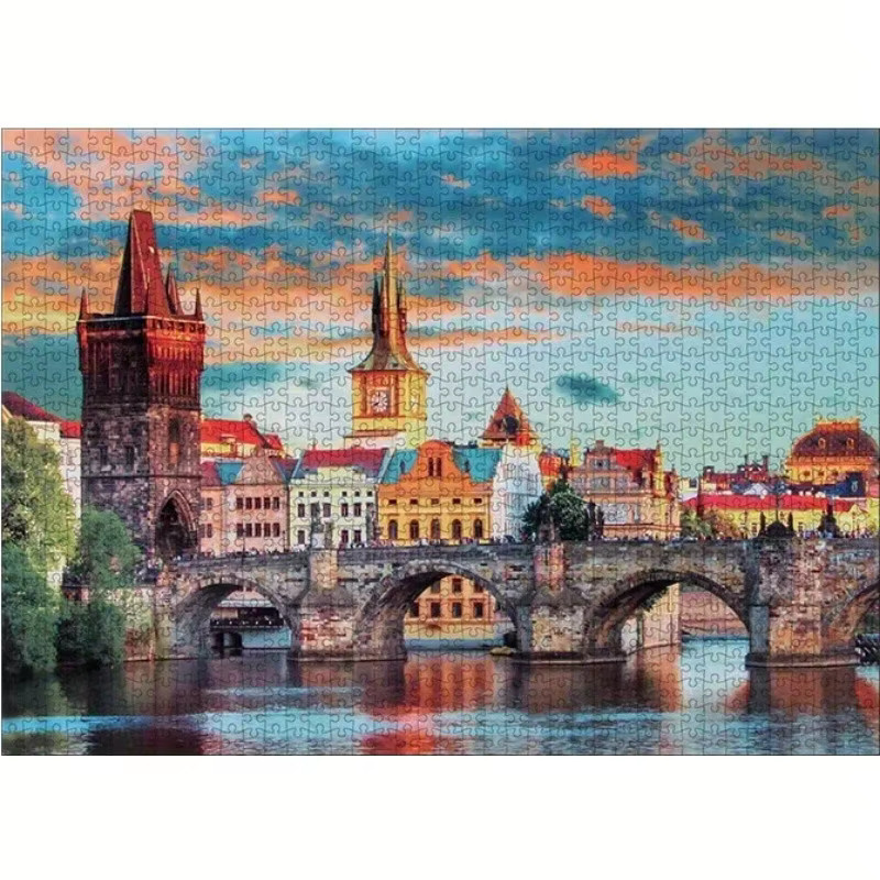MaxRenard Prager-Papierpuzzle, Puzzle, 1.000 Teile, ab 14 Jahren - Bild 4