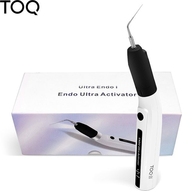 TOQ Dental LED Endo Ultra Activator Ultraschall-Irrigator Wurzelkanal-Ultraschall-Scaling-Handstück mit 6 Spitzen in Weiß - Bild 1