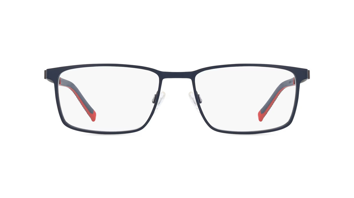 Tommy Hilfiger TH1918 Korrektionsbrille, Vollrand, Quadratisch, Metall, blau, Herren - Bild 1
