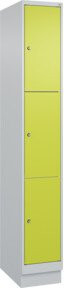 C+P Schließfachschrank Classic PLUS mit Sockel, 1 Abteil, Viridingrün, H x B x T: 195 x 30 x 50 cm - Bild 1