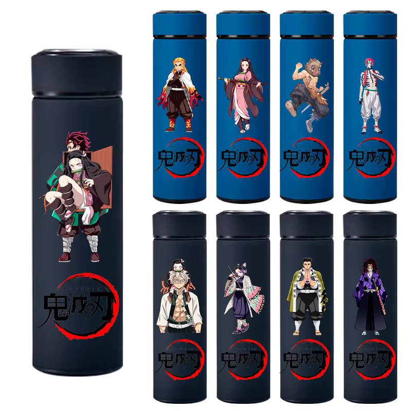 Bandai Demon Slayer Anime Edelstahl-Isolierbecher mit 500 ml Volumen für Heiß- und Kaltgetränke - Bild 2