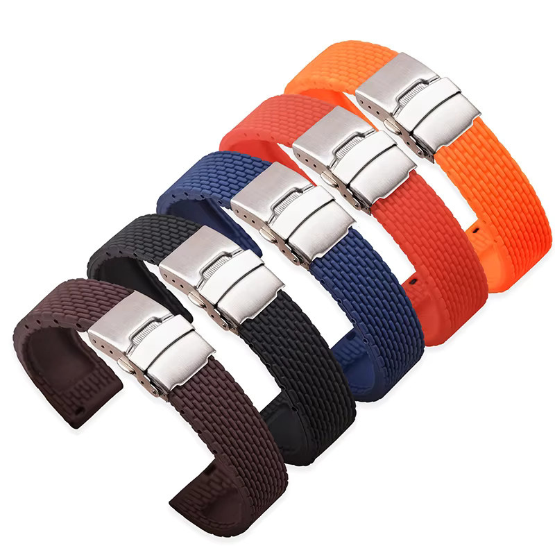 olevo Uhrenarmband Silikon, Unisex - Bild 2