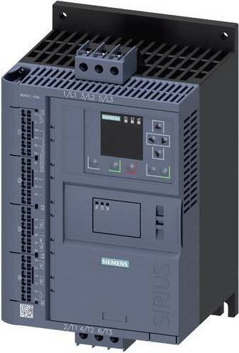 Siemens Sanftstarter 3RW5516-3HA15 in Grau, Motorleistung 15kW bei 400V / 7.5kW bei 230V, Nennstrom 32A - Bild 1