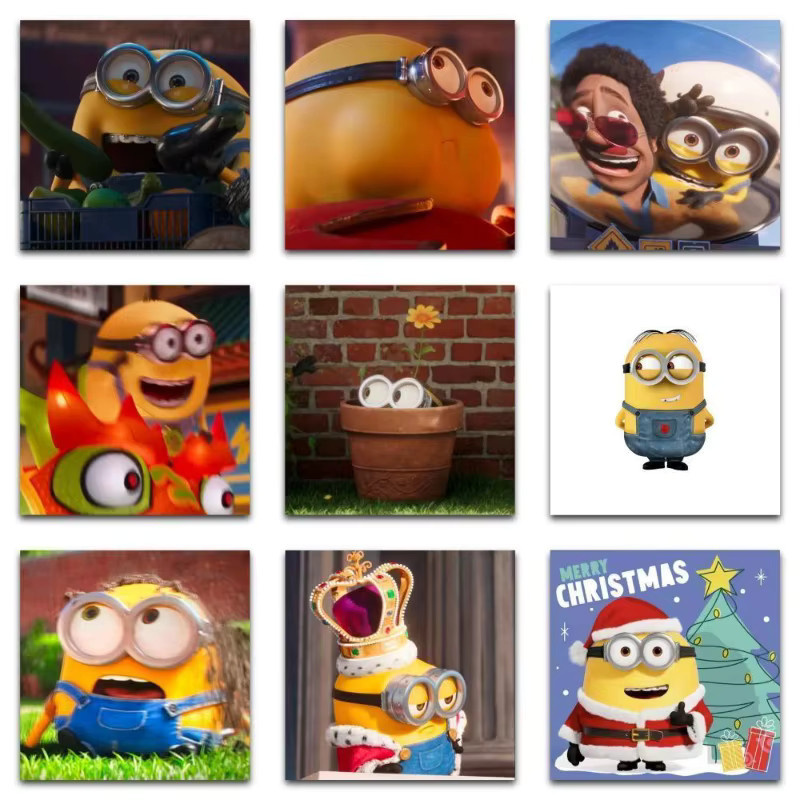 Minions Dave Bob Tim Aufkleber, multicolor - Bild 3