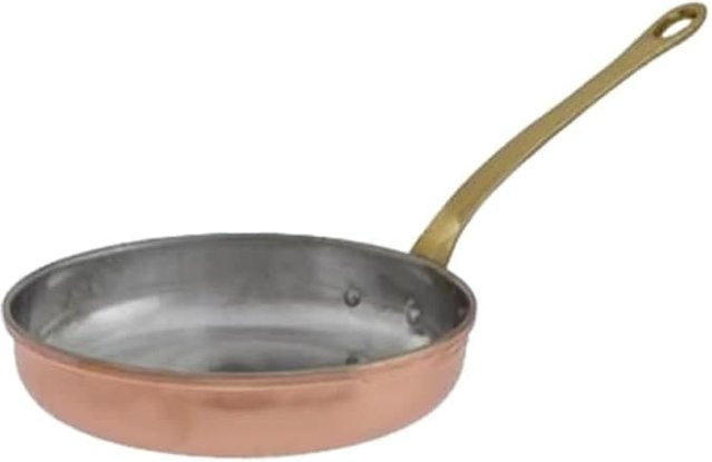 Ich-Zapfe Kupferpfanne aus Kupfer und Messing, Farbe: Gold/Orange, Durchmesser: 24 cm - Bild 1