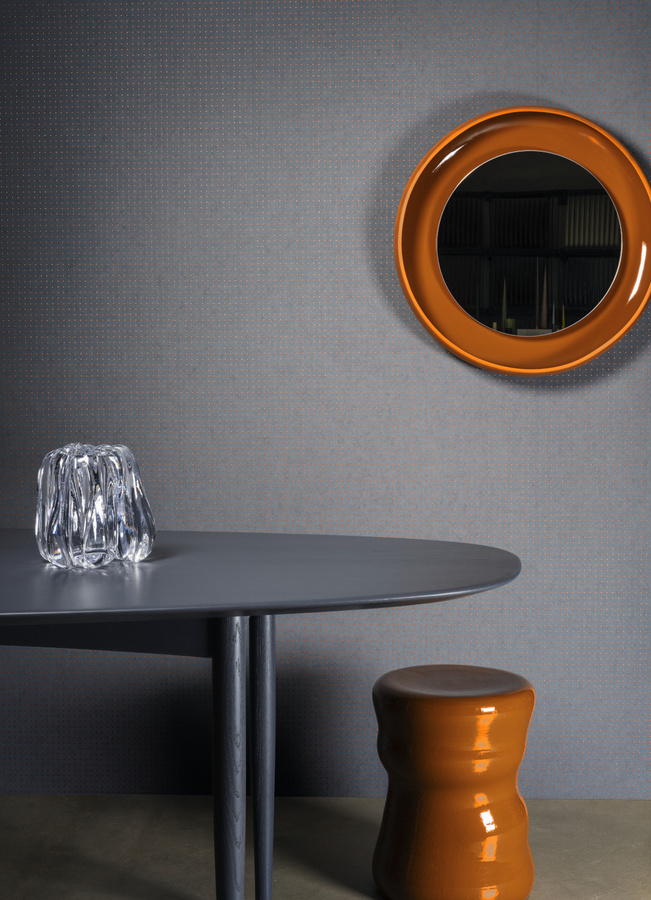 Arte International Wallpaper Dots 31008 in Dynamic Medium Grey mit abstraktem Bauhaus-Design und punktiertem Muster aus Vlies in Mattoptik - Bild 1