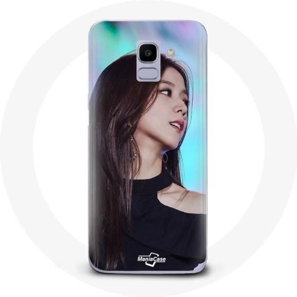 Handyhülle für Samsung Galaxy J6 2018 mit Blackpink Born Pink Poster Design in Pink und Multicolour - Bild 1