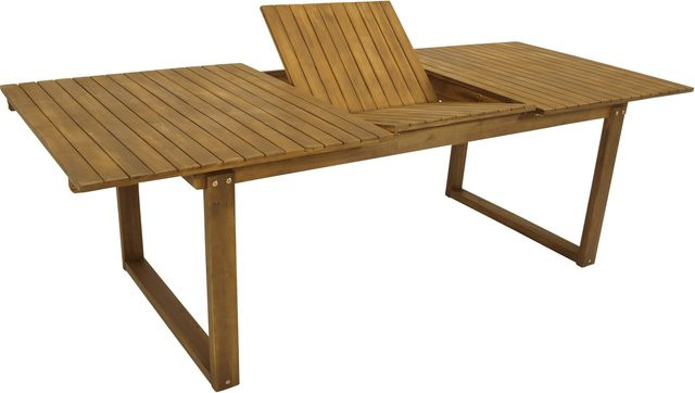 DEGAMO Ausziehtisch SANTIAGO rechteckig aus Akazie geölt, braun, B/T: 180 bis 240 x 100 cm, FSC-zertifiziert - Bild 1